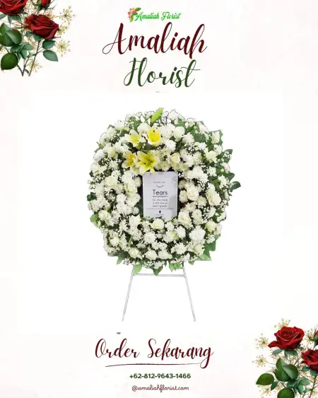 Krans Bunga Duka Pademangan